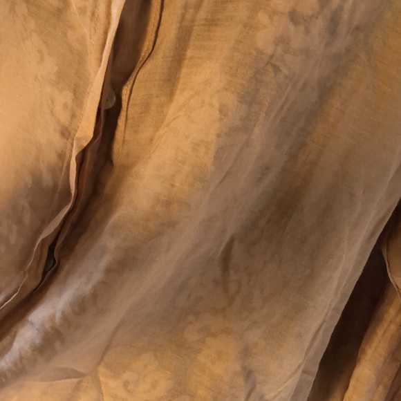 Baci delicate & lightweight button down thin silky cotton long sleeved blouse - Picture 2 of 10